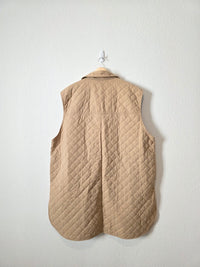 Long Quilted Vest (XXL)