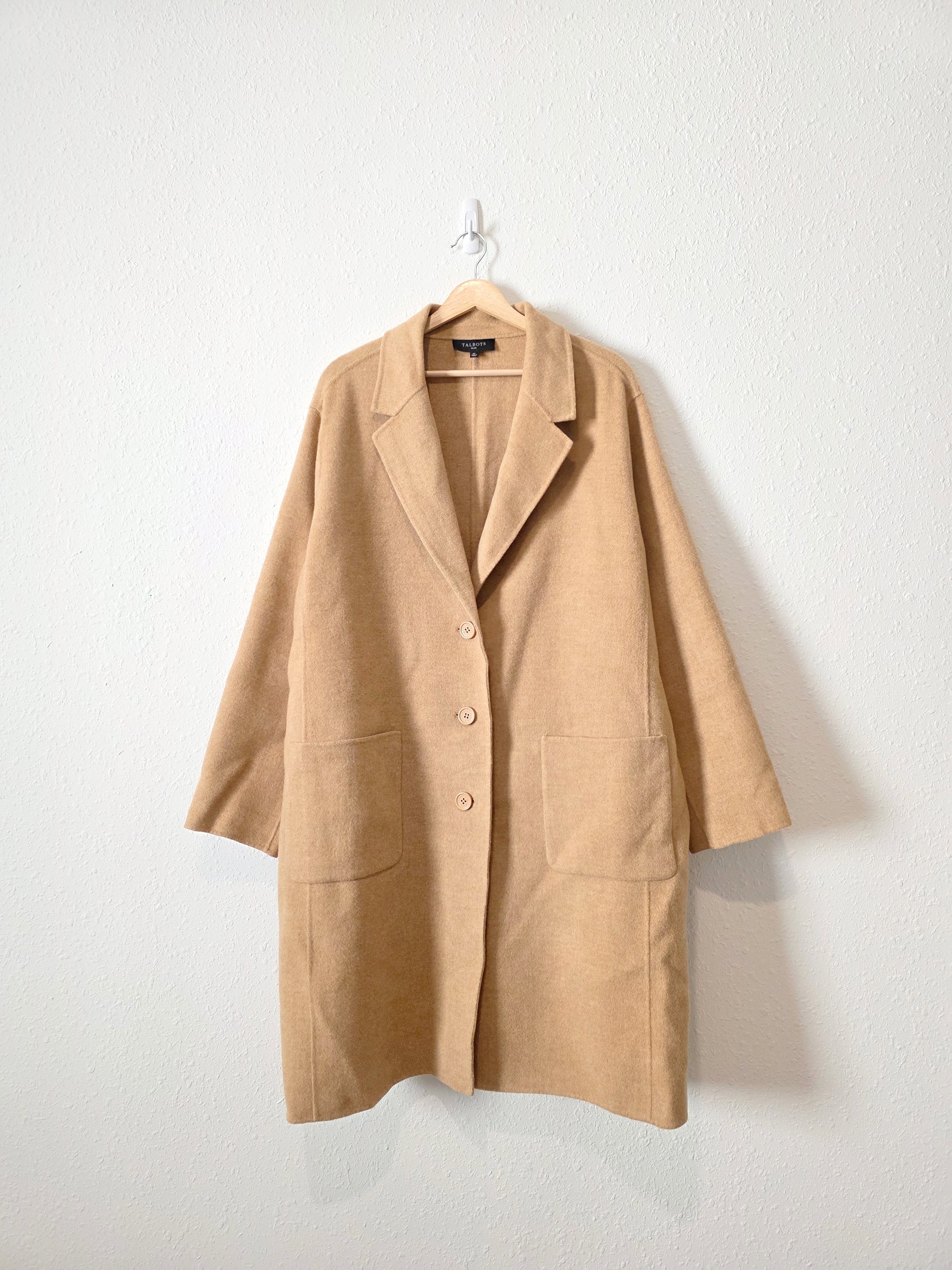 Camel Wool Blend Coat (2X)