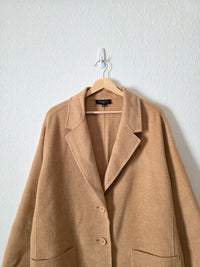 Camel Wool Blend Coat (2X)