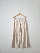 Evereve Linen Blend Wide Leg Pants (28)