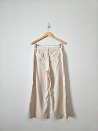 Evereve Linen Blend Wide Leg Pants (28)