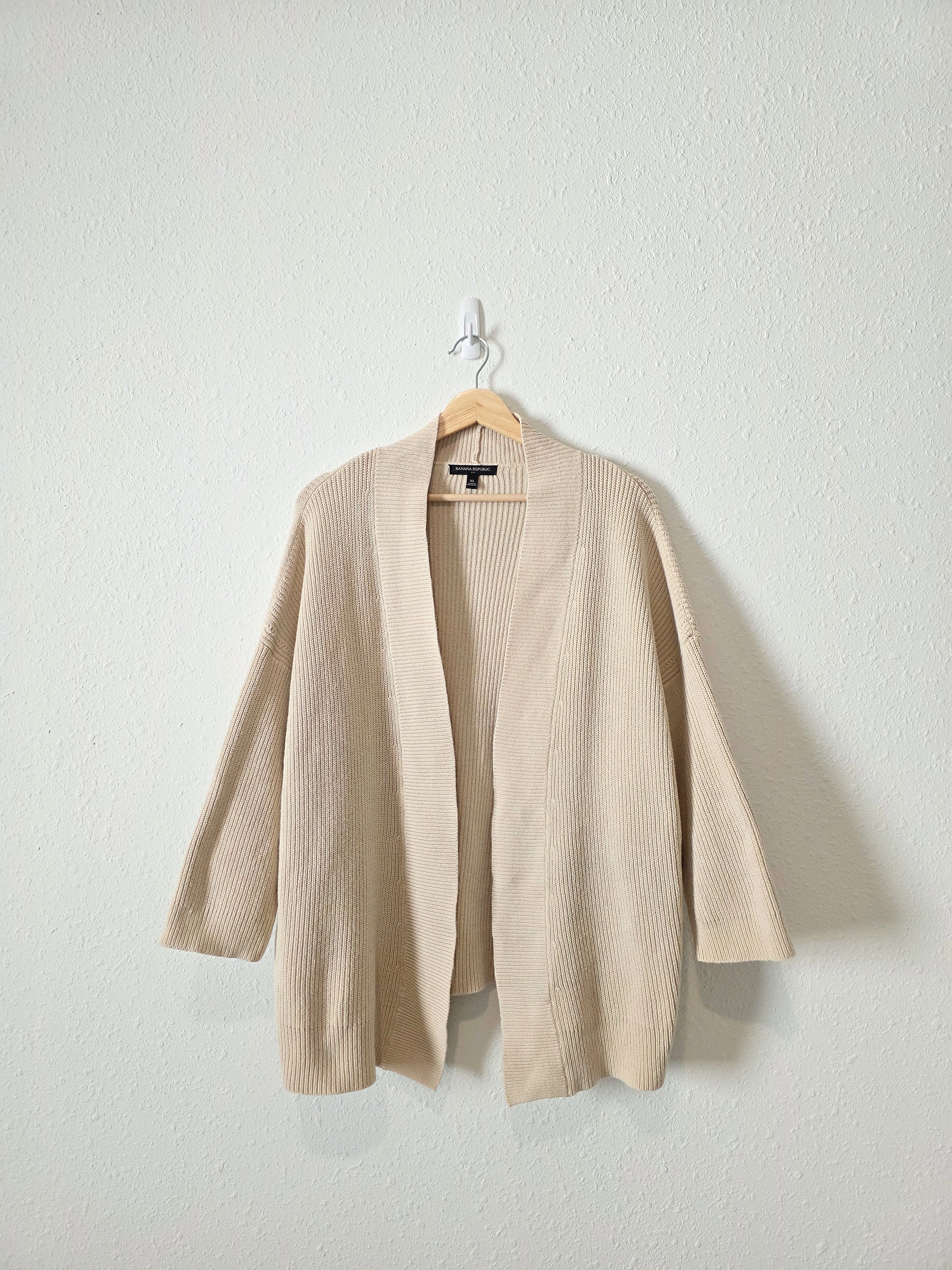 Banana Republic Oat Cotton Cardigan (XL)