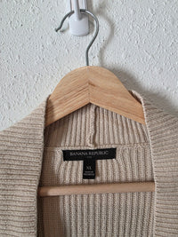Banana Republic Oat Cotton Cardigan (XL)