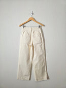 Everlane Ecru Cotton Wide Leg Pants (2)