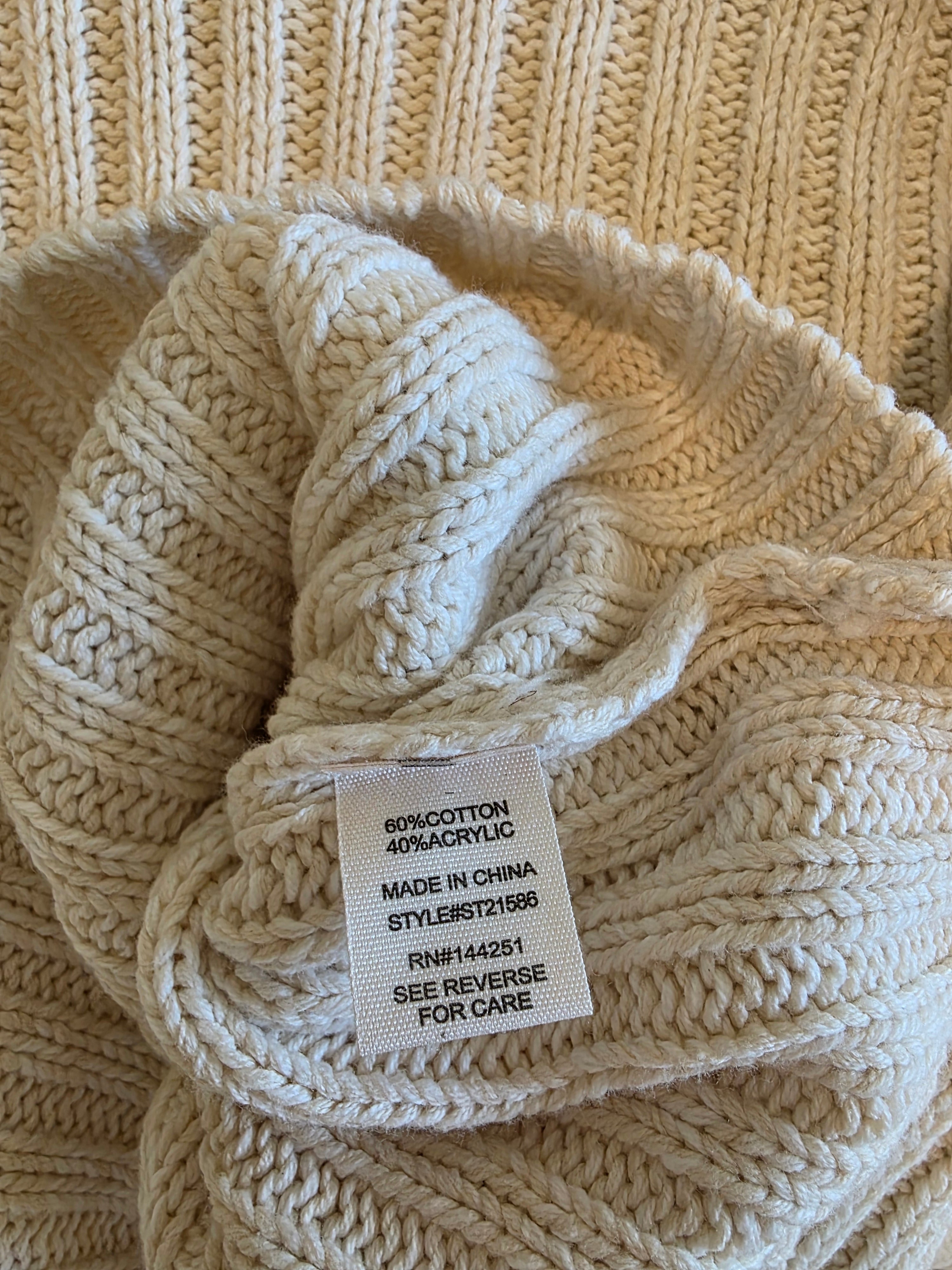 NEW Chunky Oversized Sweater (S)