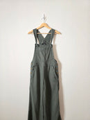 Aerie Green Wide Leg Overalls (M)
