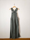 Aerie Green Wide Leg Overalls (M)