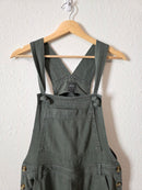 Aerie Green Wide Leg Overalls (M)
