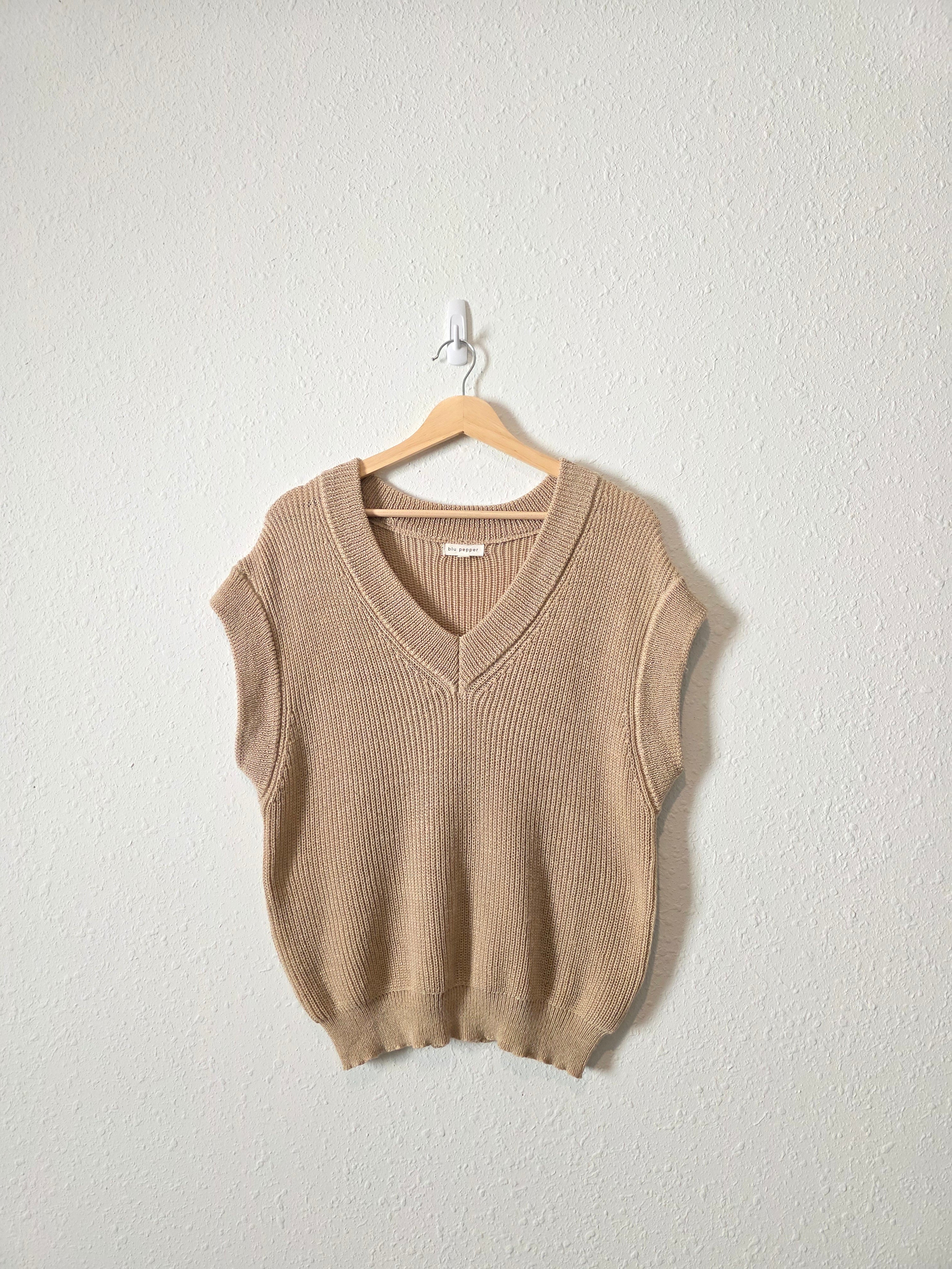 Blu Pepper Oversized Sweater Vest (M)