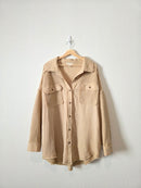 Oversized Gauze Button Up (3X)