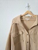 Oversized Gauze Button Up (3X)