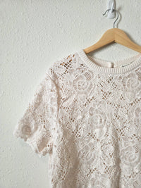 Abercrombie Crochet Tee (XL)