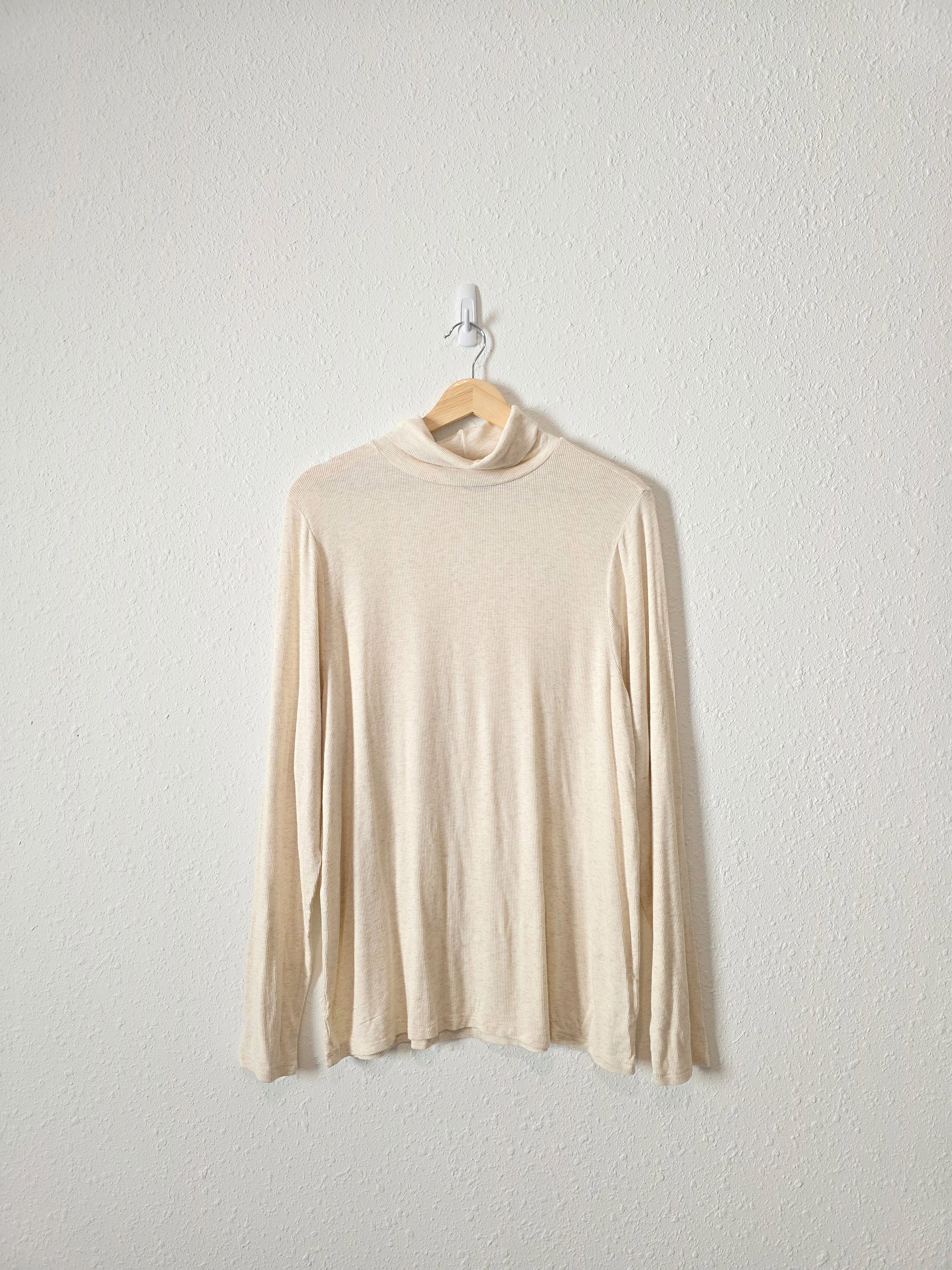 Aerie Long Sleeve Ribbed Turtleneck (XXL)