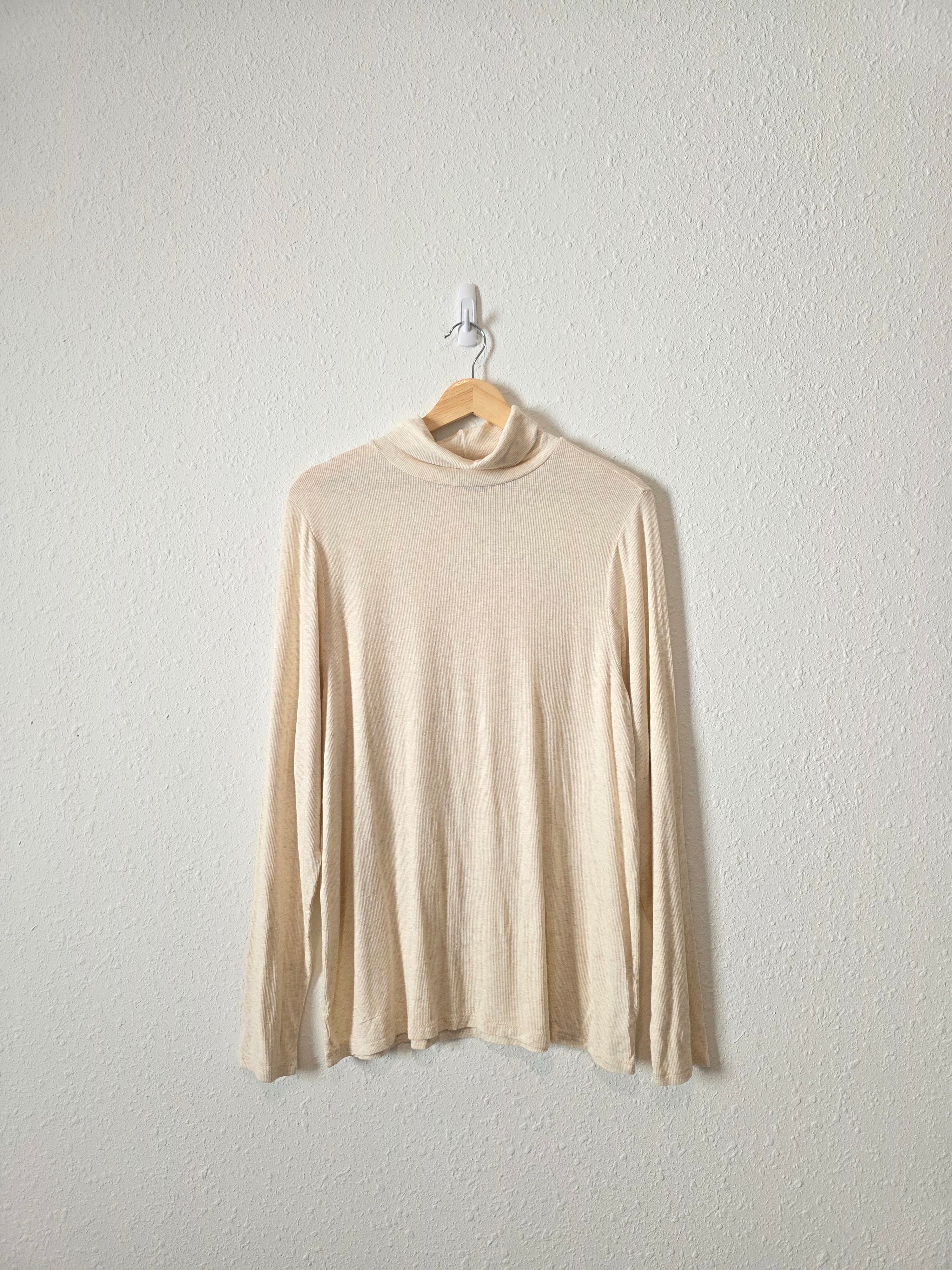 Aerie Long Sleeve Ribbed Turtleneck (XXL)