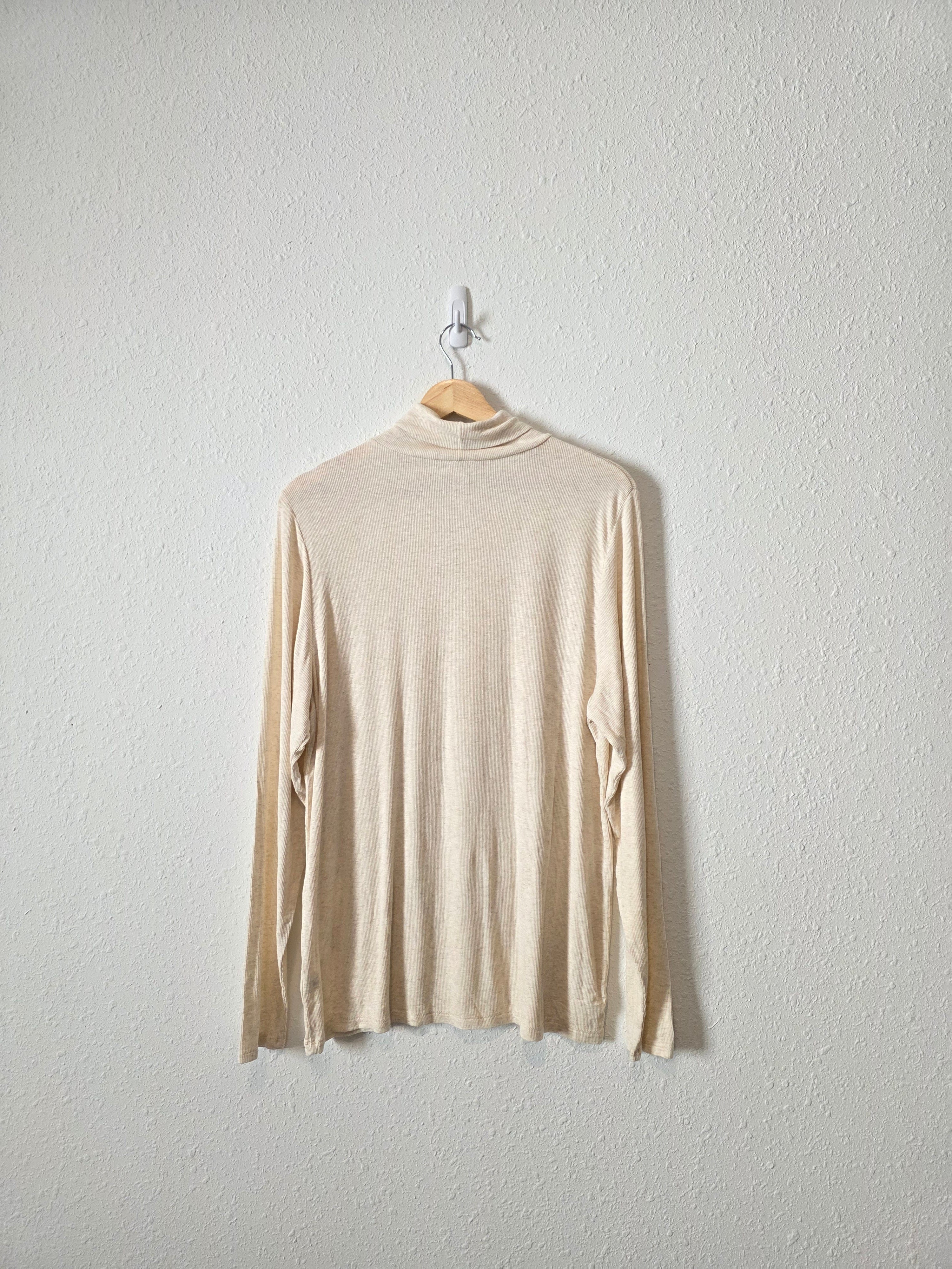 Aerie Long Sleeve Ribbed Turtleneck (XXL)