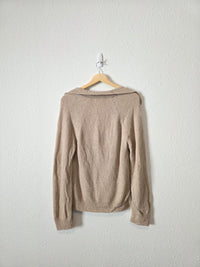 Nanushka Collared Wool Cashmere Sweater (S)