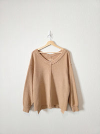Aerie Oversized Ribbed Sweater (XS)