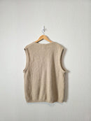 Vintage Button Up Sweater Vest (L)
