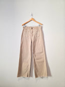 Oat Neutral Wide Leg Jeans (10/30)