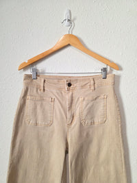 Oat Neutral Wide Leg Jeans (10/30)
