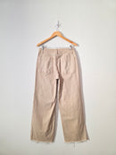 Oat Neutral Wide Leg Jeans (10/30)