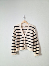 Chunky Striped Cardigan (XS)
