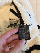 Chunky Striped Cardigan (XS)