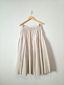Neutral Striped Maxi Skirt (XL)