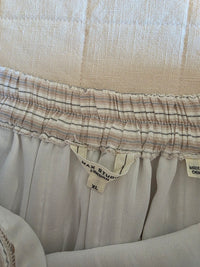 Neutral Striped Maxi Skirt (XL)