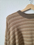 Vintage Oversized Knit Sweater (XL)