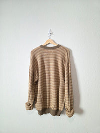 Vintage Oversized Knit Sweater (XL)