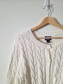 Cotton Cable Knit Sweater (XL)