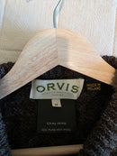 Vintage Cable Knit Wool Sweater (M)
