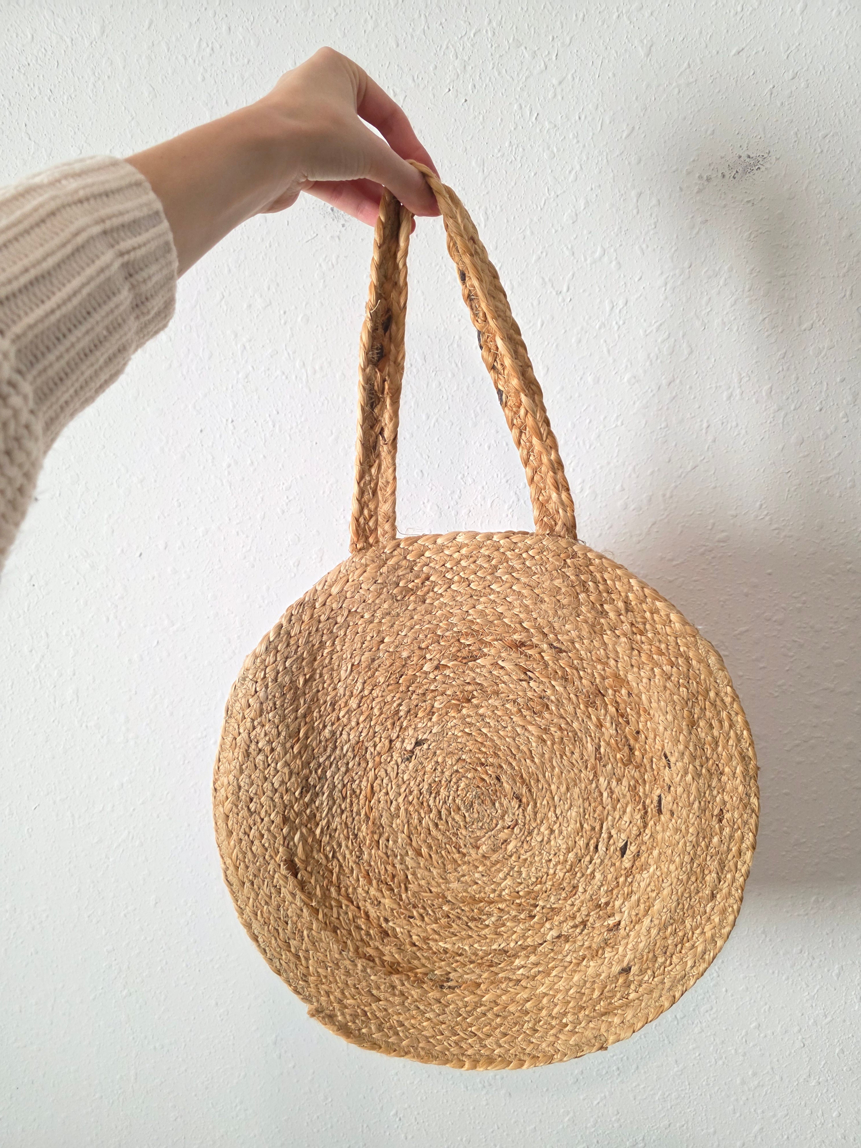 Bee & Willow Rattan Jute Bag