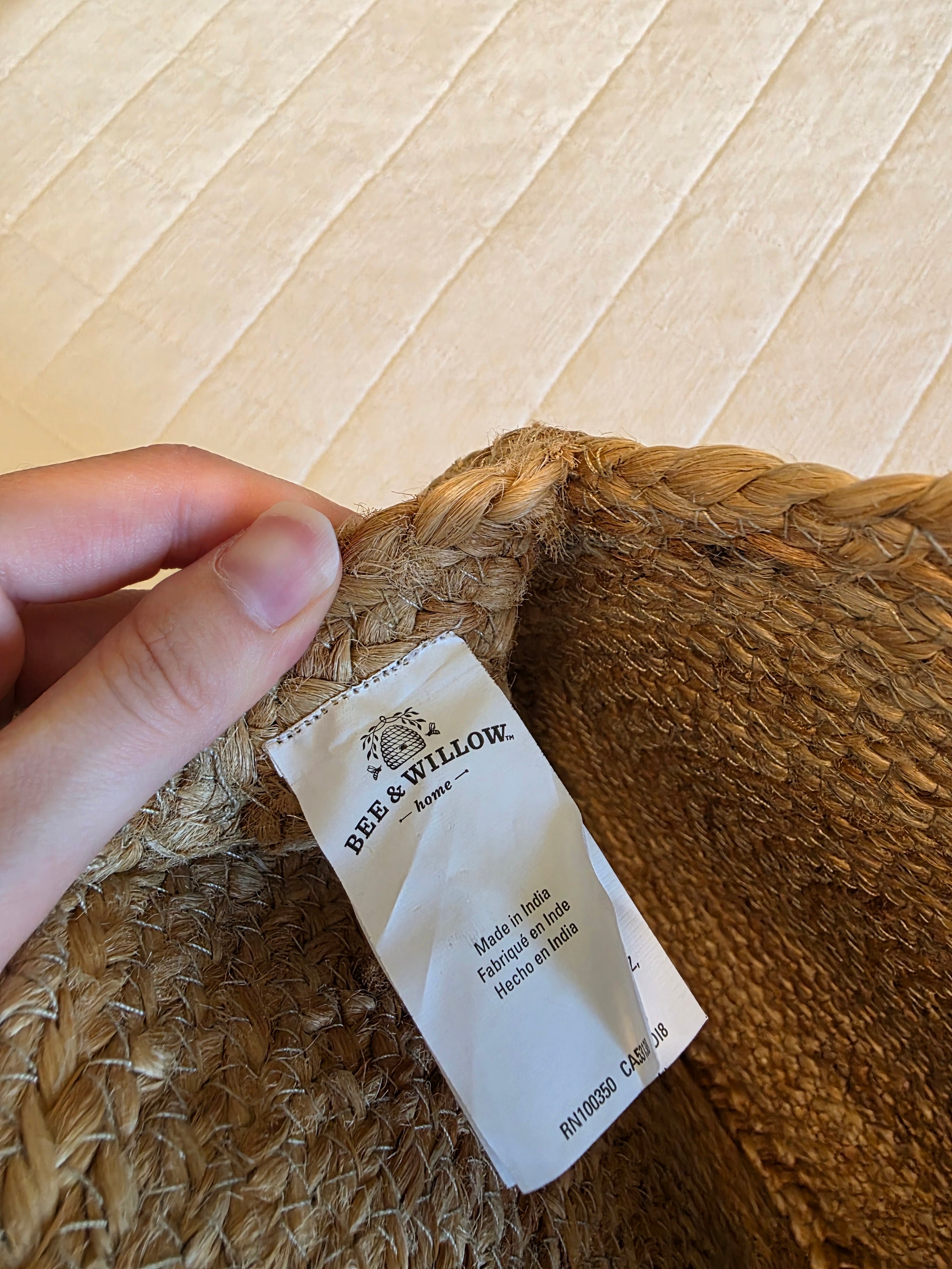 Bee & Willow Rattan Jute Bag