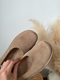 Vintage Leather Suede Loafers (8)