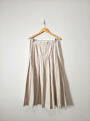 Neutral Striped Maxi Skirt (XL)