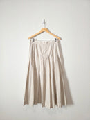 Neutral Striped Maxi Skirt (XL)