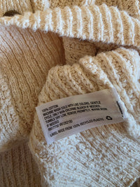 Chunky Cotton Cardigan Sweater (M)