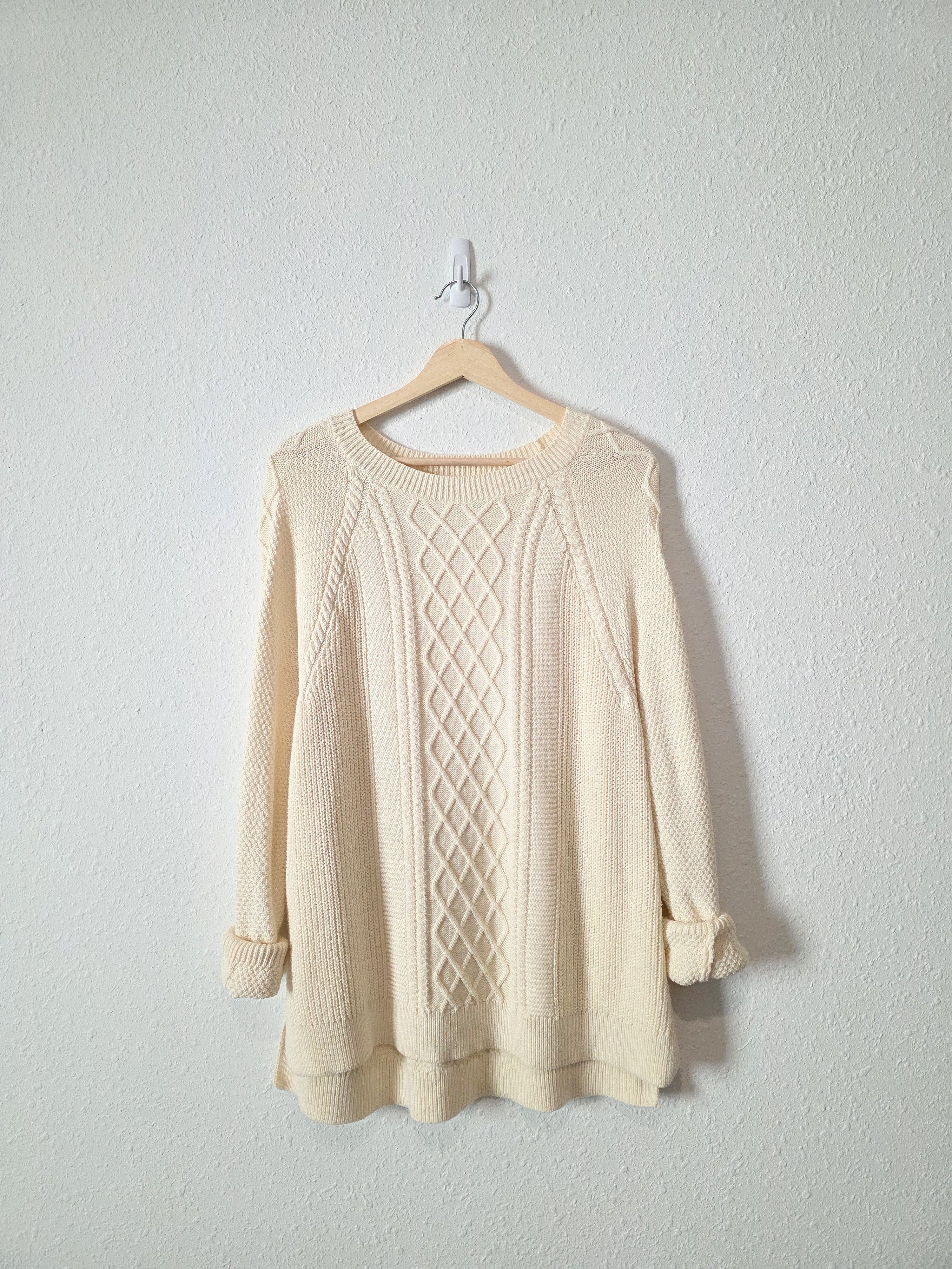 Cable Knit Fisherman Sweater (M)