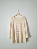 Cable Knit Fisherman Sweater (M)