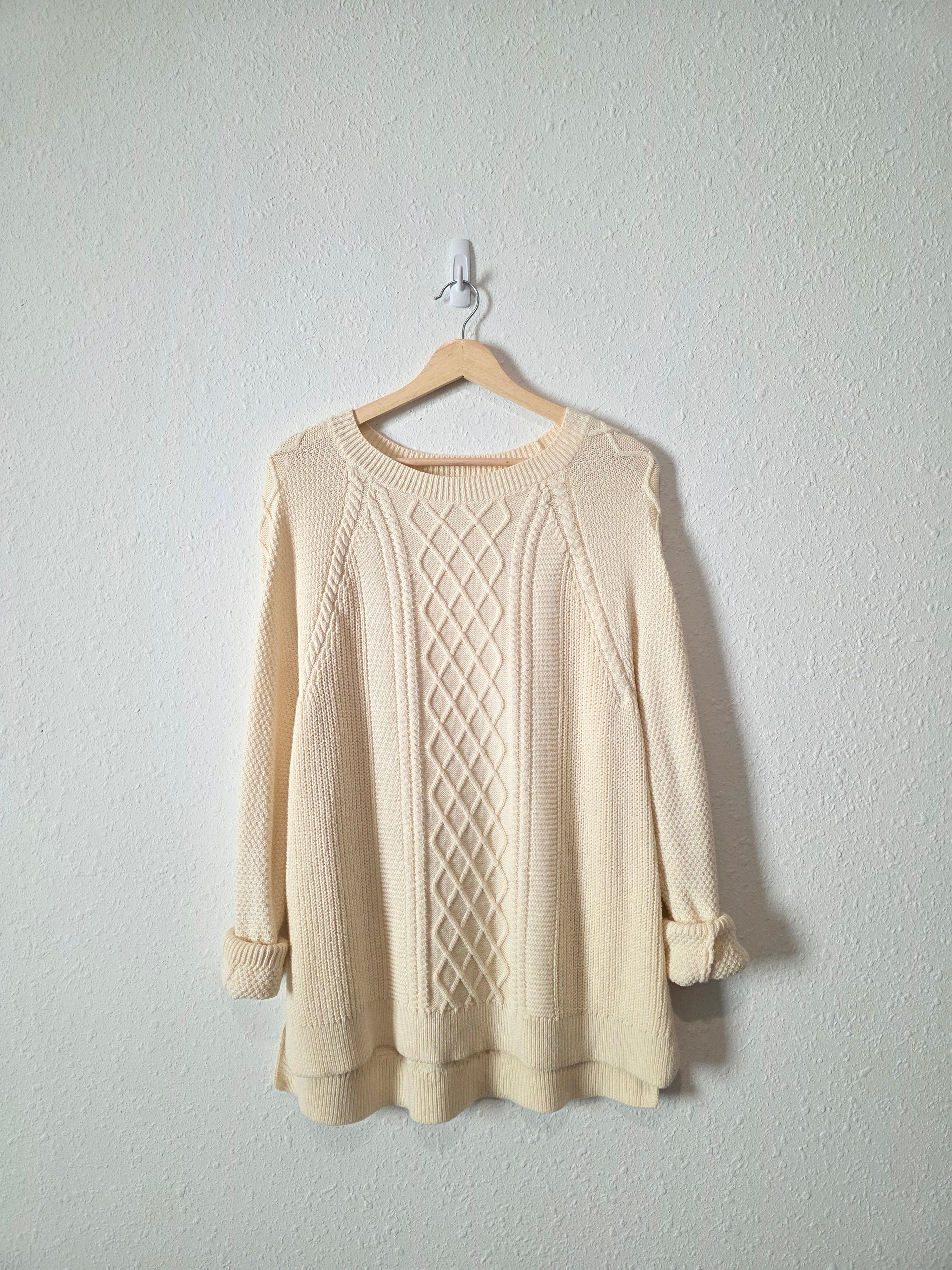 Cable Knit Fisherman Sweater (M)