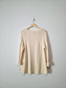 Cable Knit Fisherman Sweater (M)