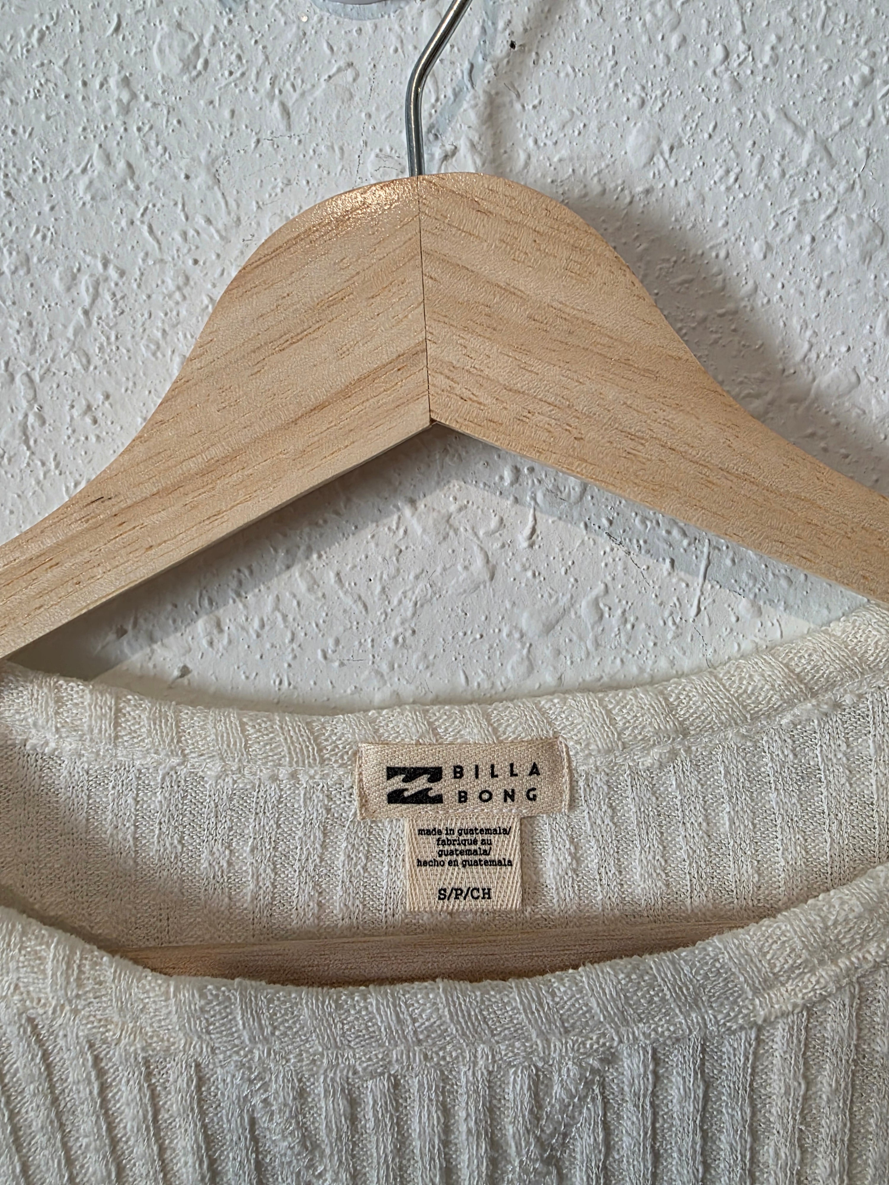 Billabong Ribbed Long Sleeve Tee (S)