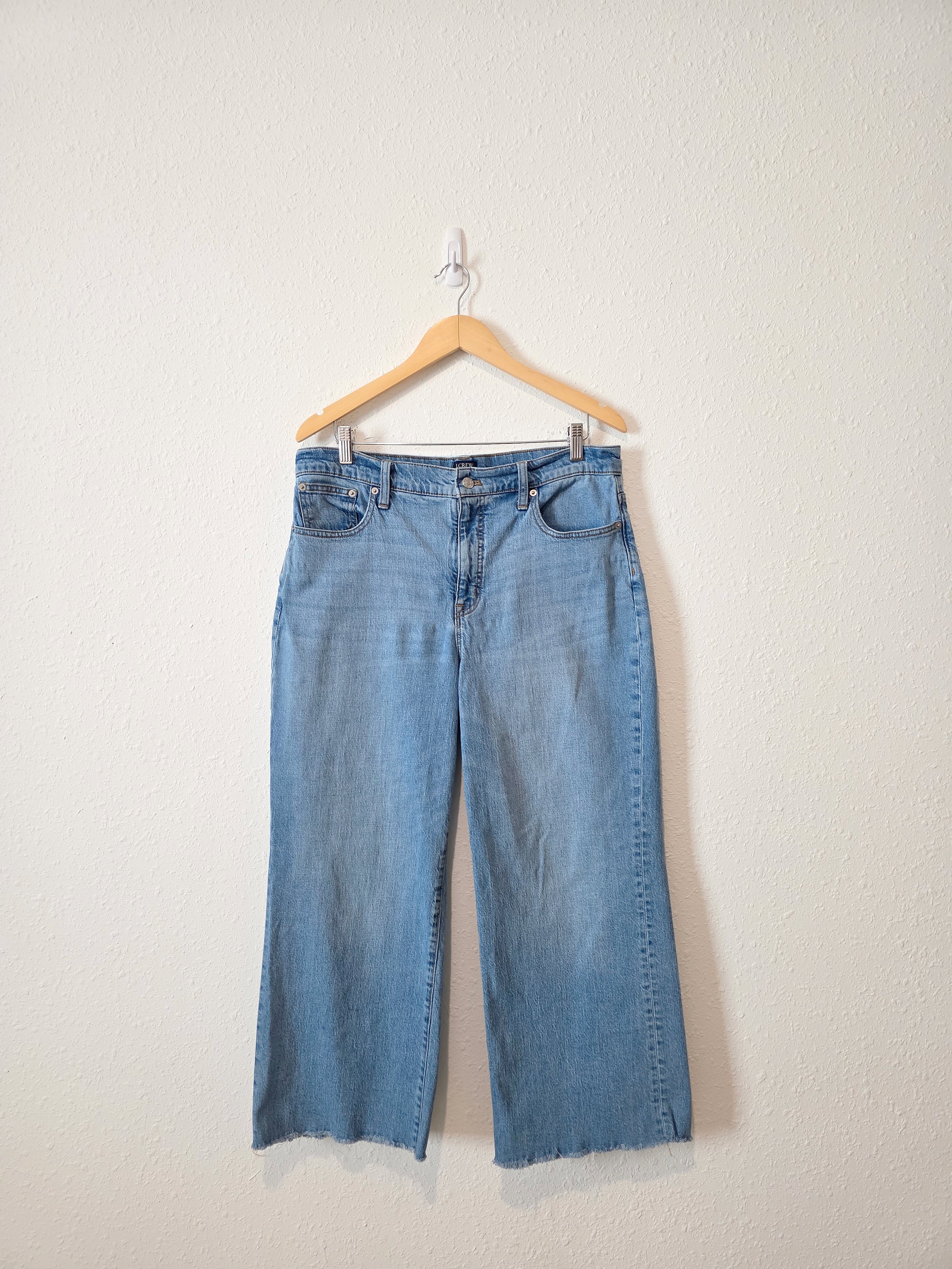 J.Crew Wide Leg Crop Jeans (32)