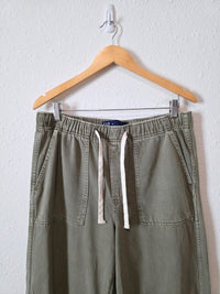 Gap Olive Easy Barrel Jeans (M)