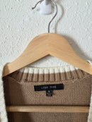 Brown Floral Sweater Vest (M)