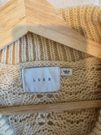 Lush Textured Collared Cardigan (L)