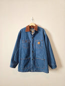 Vintage Carhartt Denim Chore Coat (M)