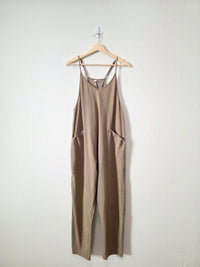 Brown Relaxed Jumpsuit (M)